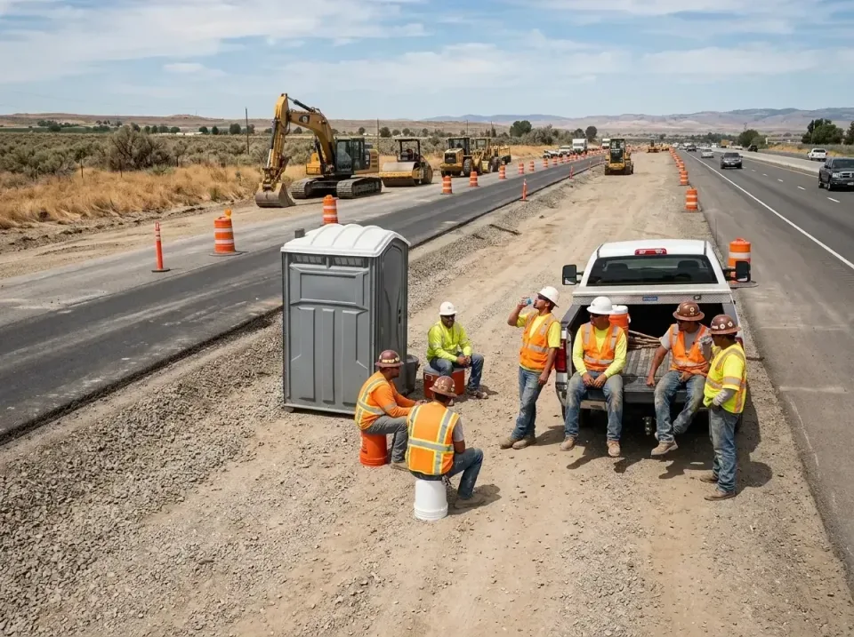 highway-road-construction-crew-007 — frequently asked questions, Porta Potty and Restroom Rentals in Granger, WA